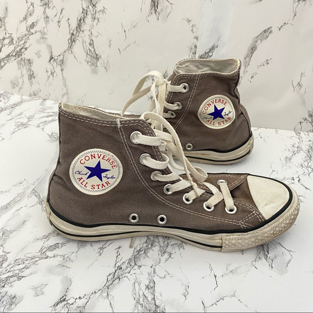 Grey Converse All-Star High Tops